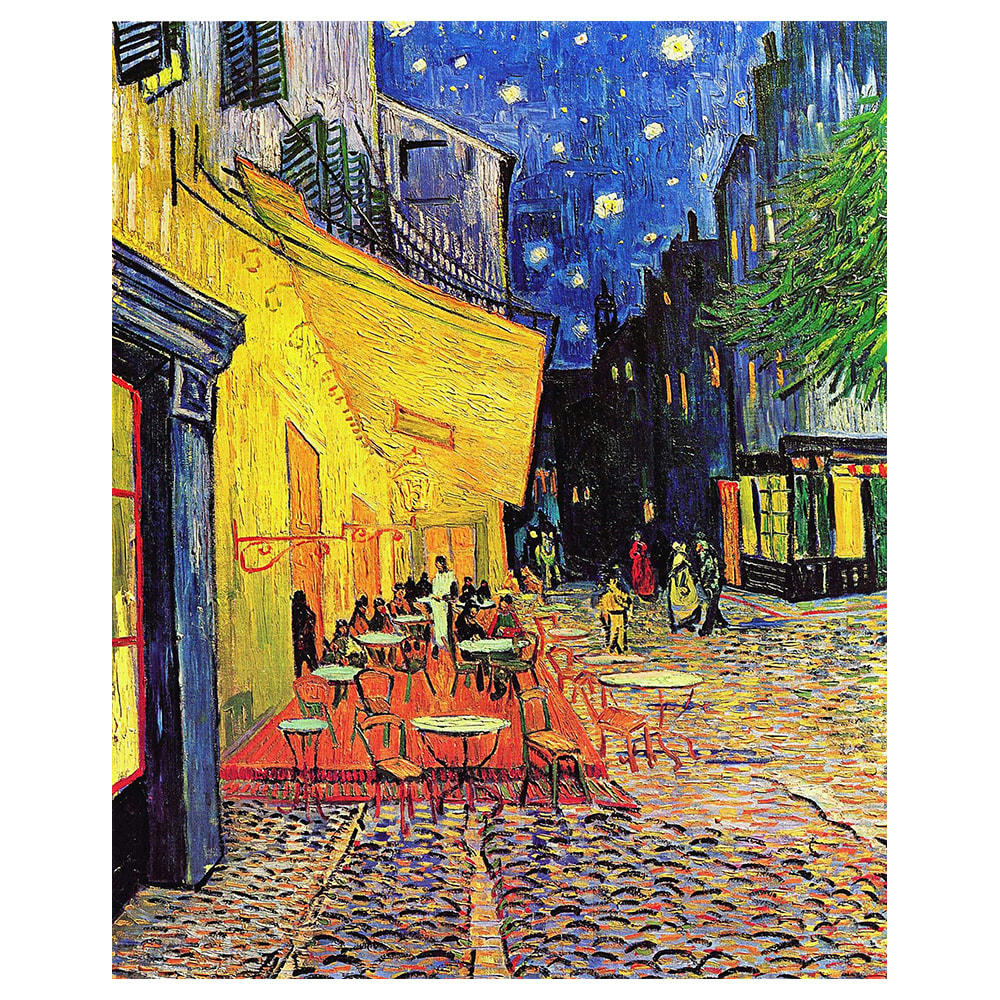 - Tableau - Terrasse Du Café le Soir Vincent Van Gogh 40x50cm