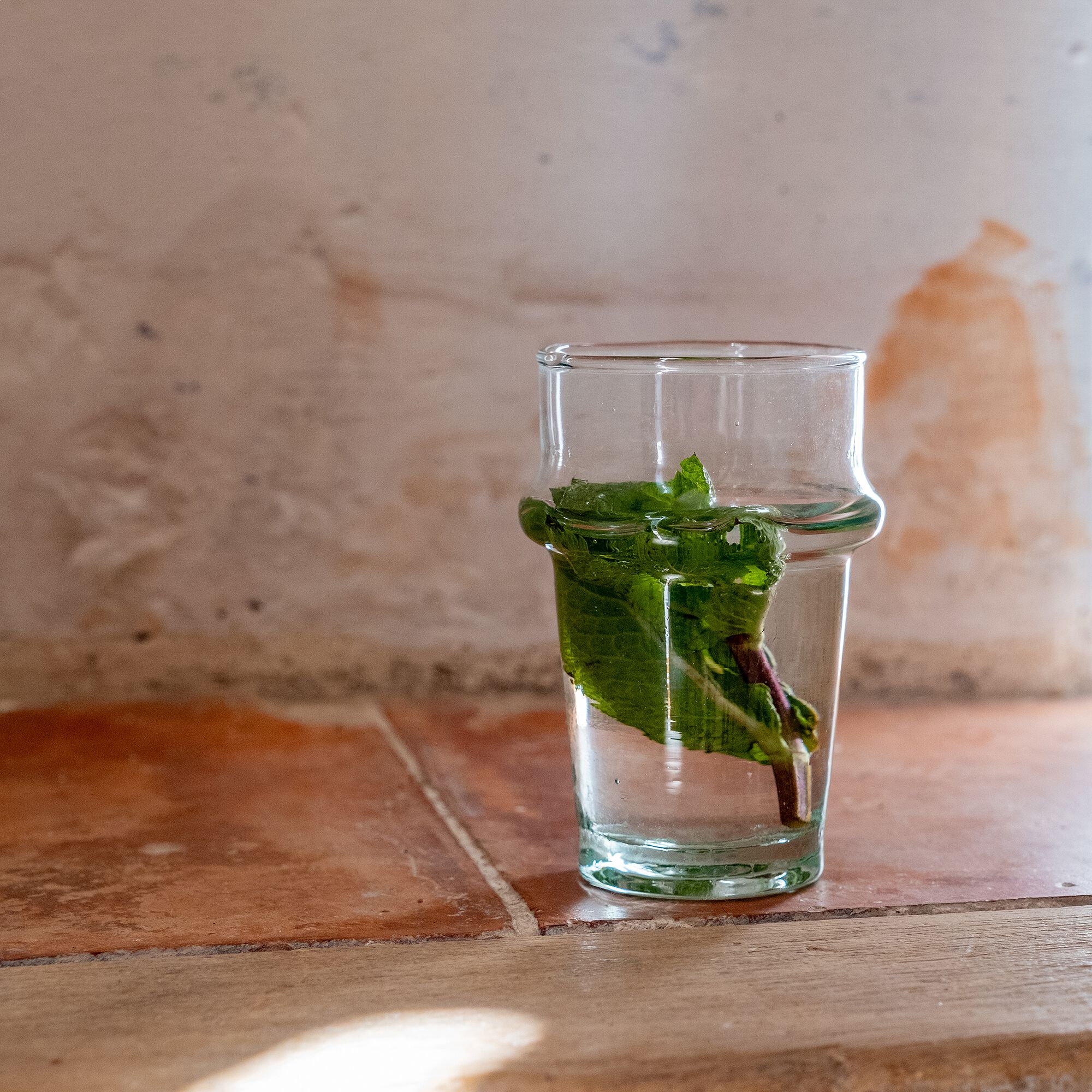 BELDI - Tasse à espresso en verre recyclé 7,5cl - transparent