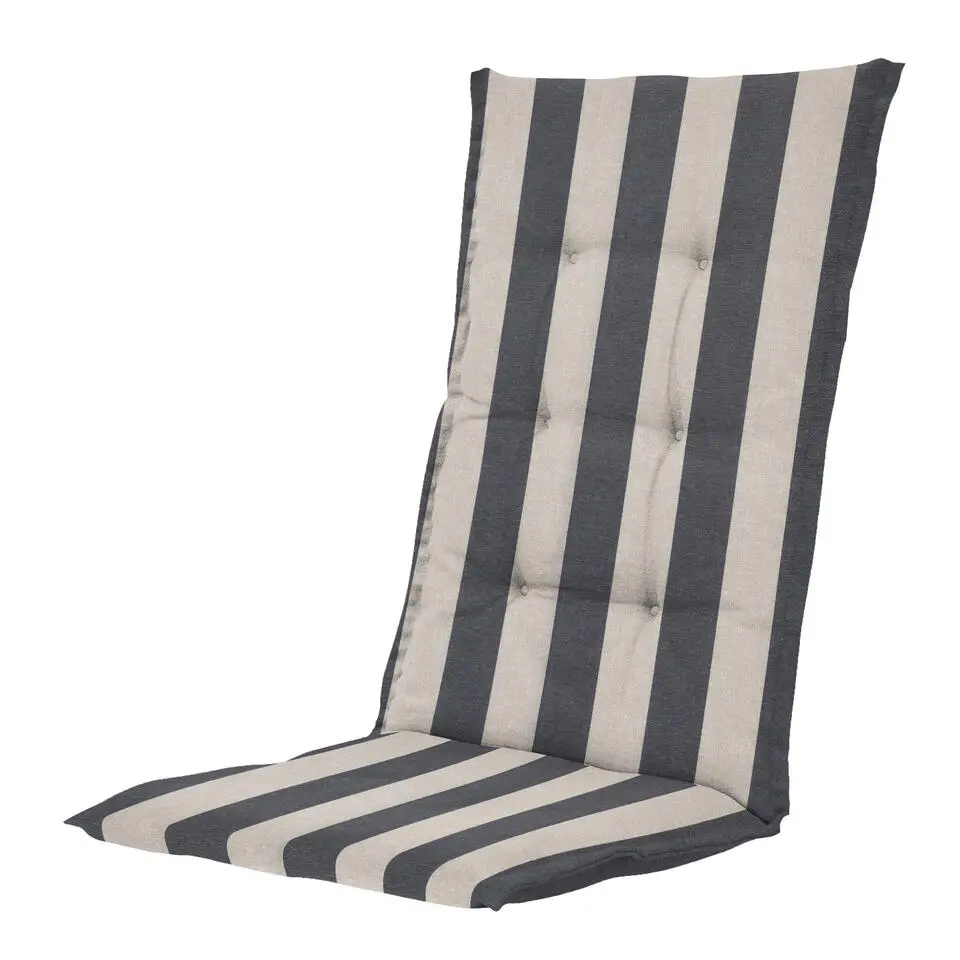 Madison - Kussen hoge rug Amora - Grijs - 123x50x5cm - Set van 4