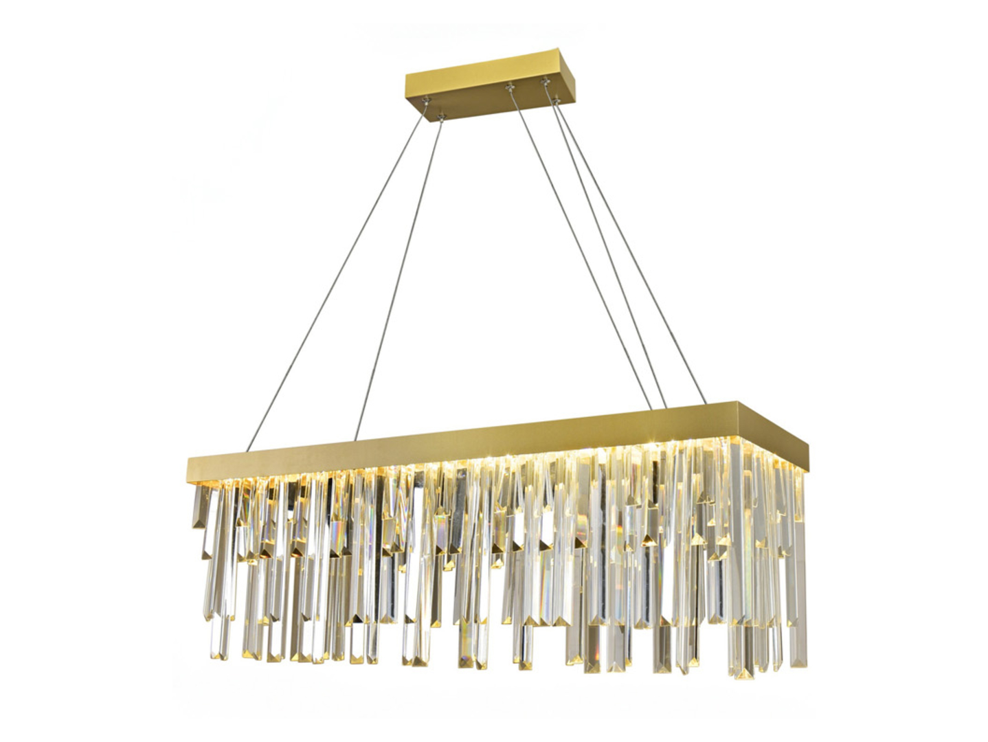 Lampa wisząca Lauret LED ze ściemniaczem złota
