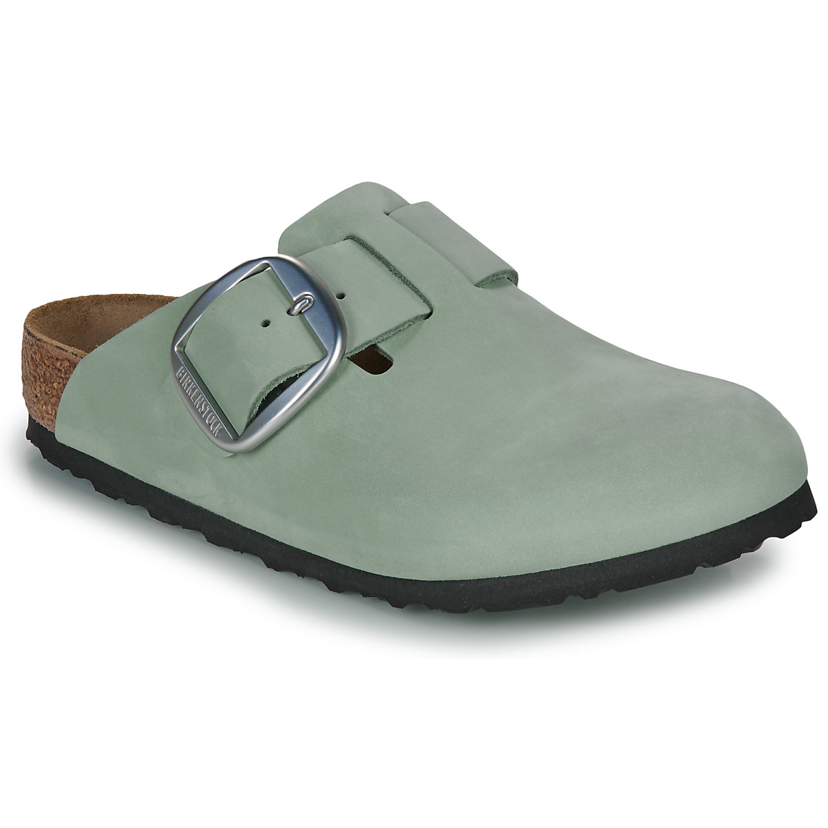 BIRKENSTOCK - Boston Big buckle - Nubuck / Pure / Sage / Regular