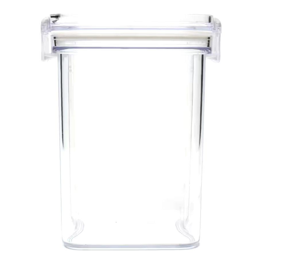 DryLock Tritan Pantry Plastic Food Storage Container with Airtight Seal, 1-L
