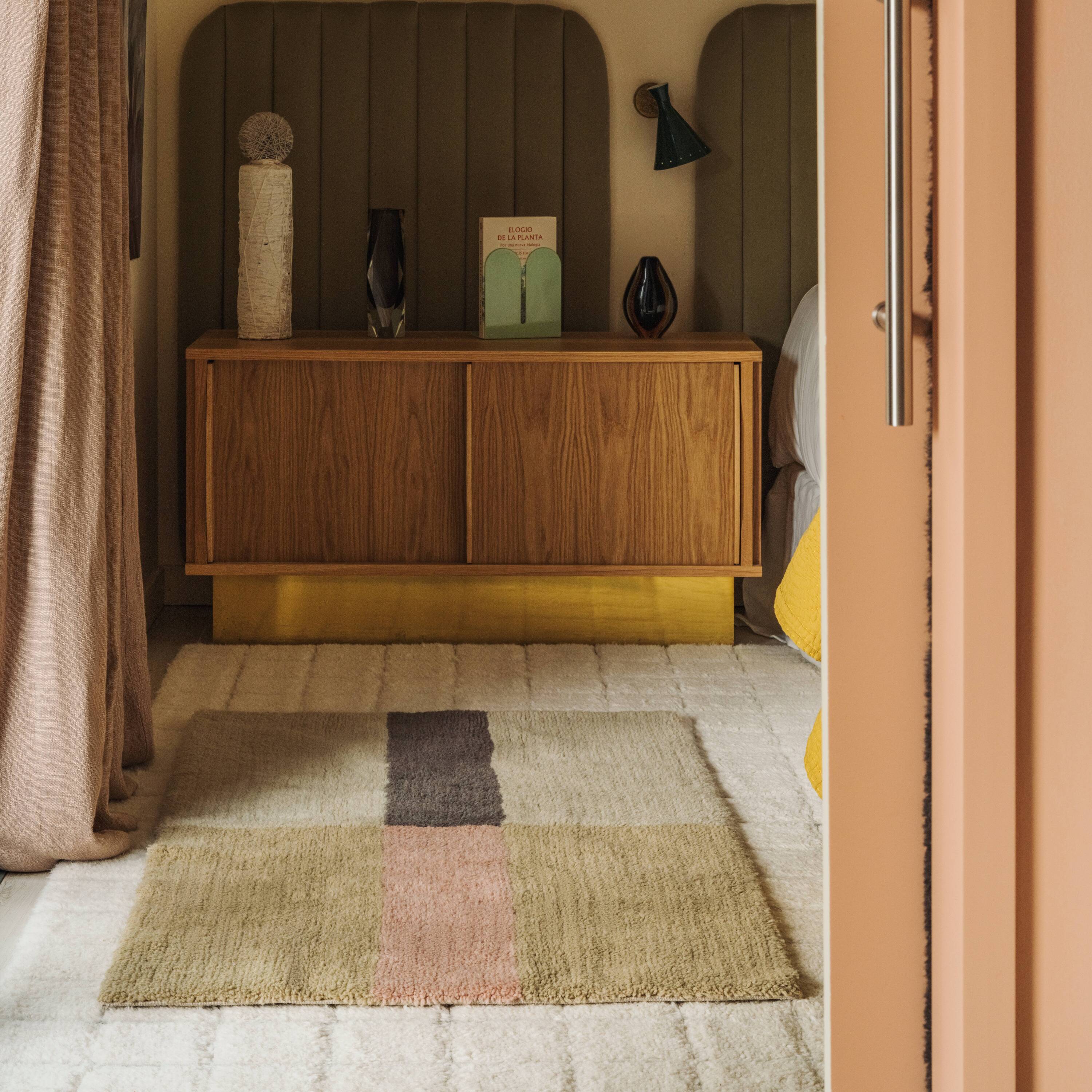 Lorena Canals Chroma Vloerkleed 80 x 140 cm - Dusty Pink