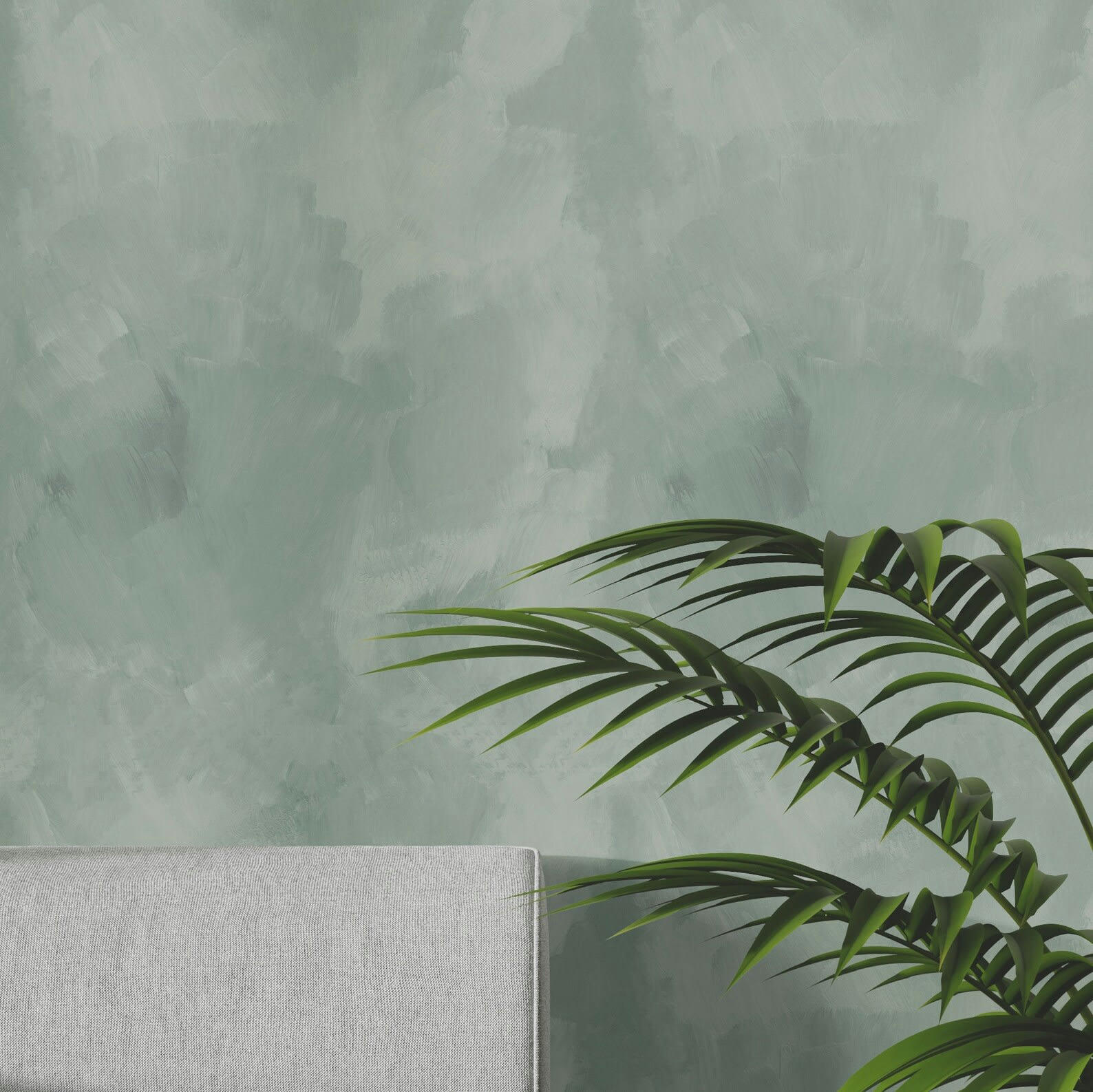 MATERICHE - Papier Peint Stucco Vénitien Vert 250x200 cm