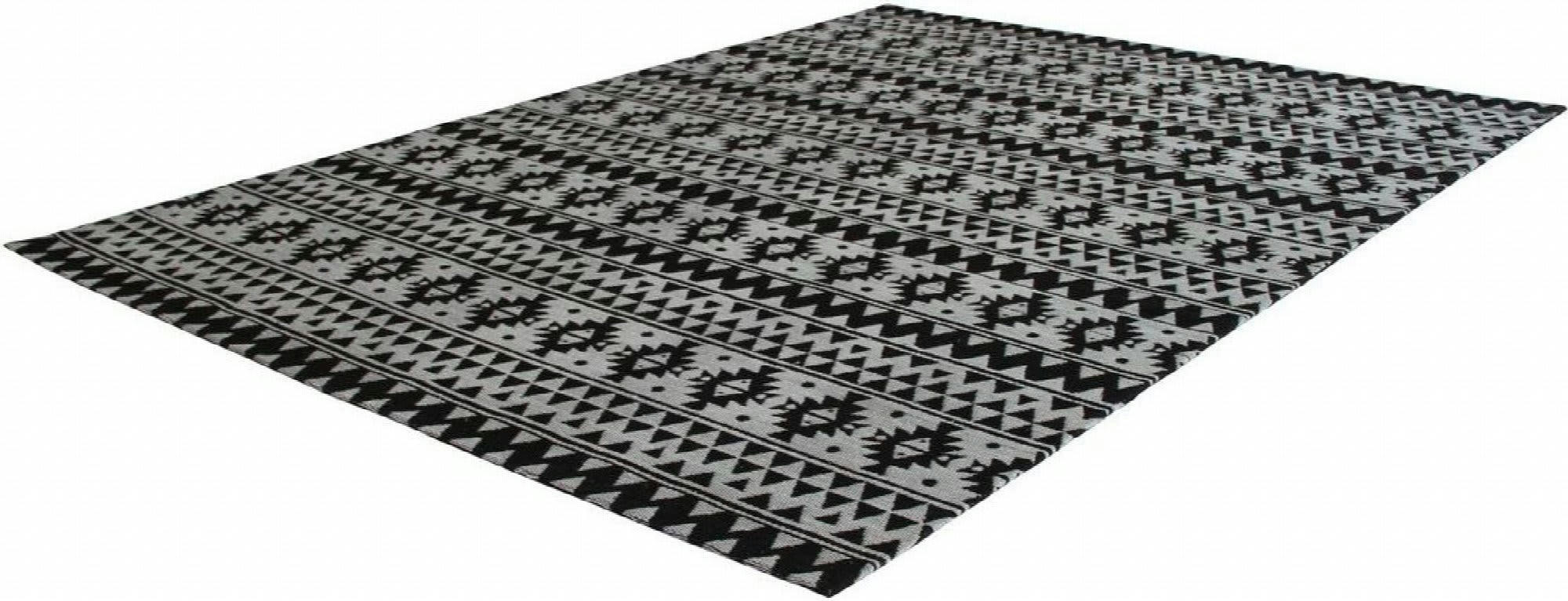ENSOLEILLE 210 - Tapis extérieur Polyester Noir