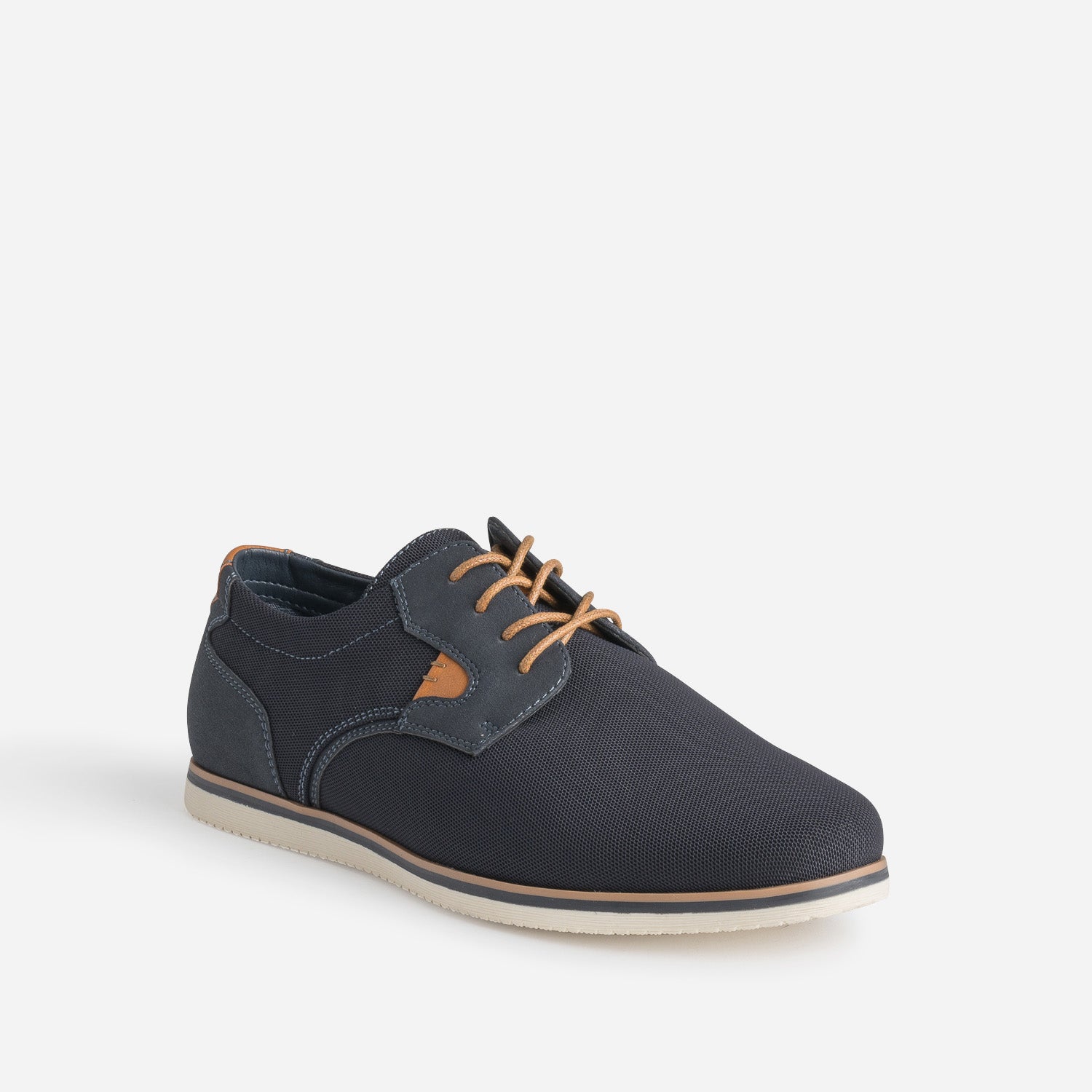 Derby confort marine en toile