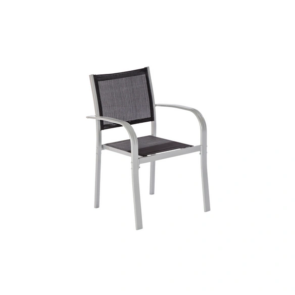Stapelsessel »Ostia«, BxHxT: 59.5 x 88.5 x 58.5 cm, Aluminium/Textil
