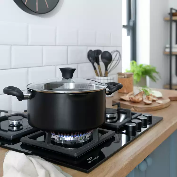 Habitat 24cm Non Stick Aluminium Stock Pot