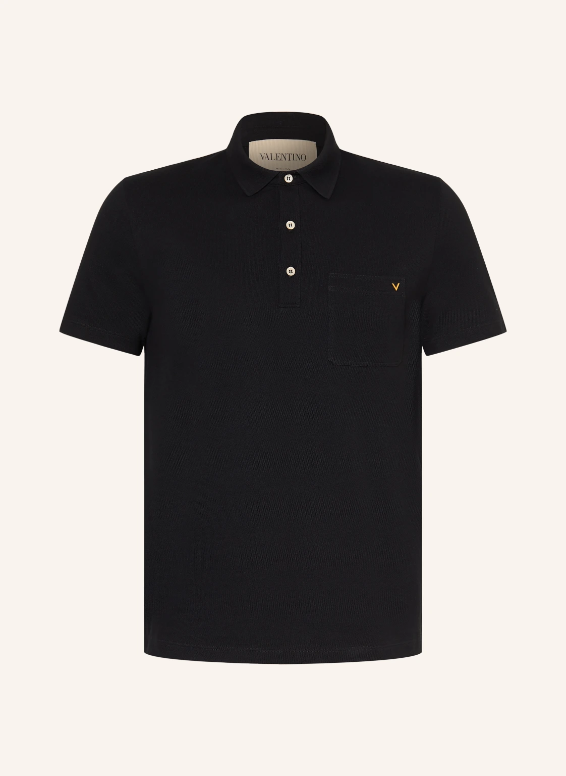 VALENTINO Piqué-Poloshirt VGOLD