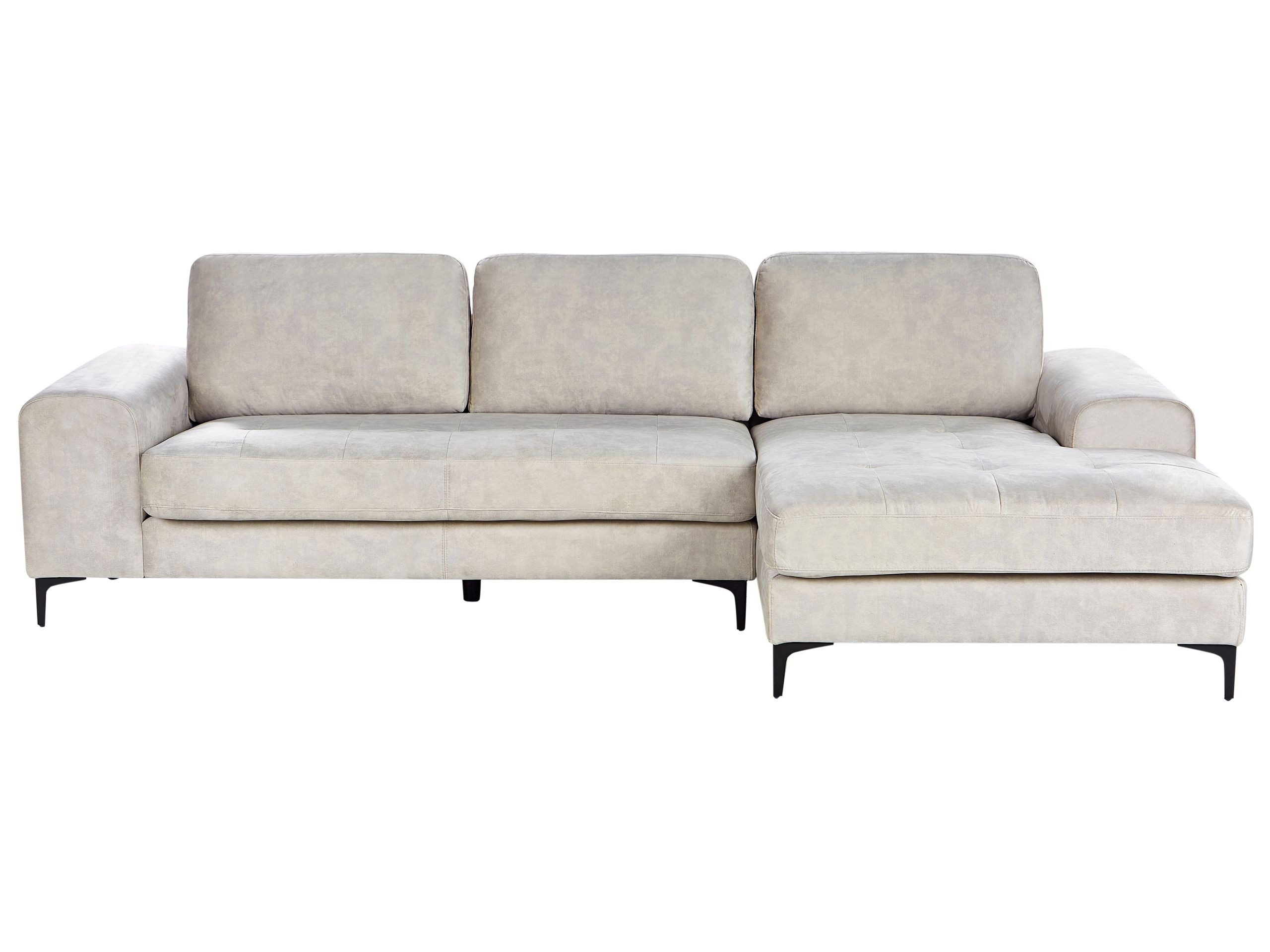 Narożnik sofa narożna pikowana jasnobeżowy