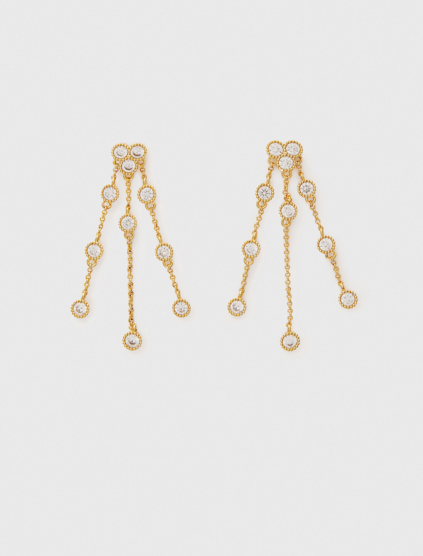 Boucles d'oreilles en laiton doré