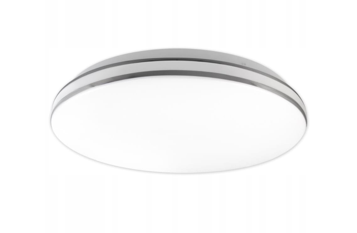 Plafon Kiro LED D38 z czujnikiem ruchu IP44/24W/4000K biały/chrom