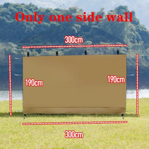 NNEOBA Canopy Sunwall Sidewall Gazebos Tent Waterproof