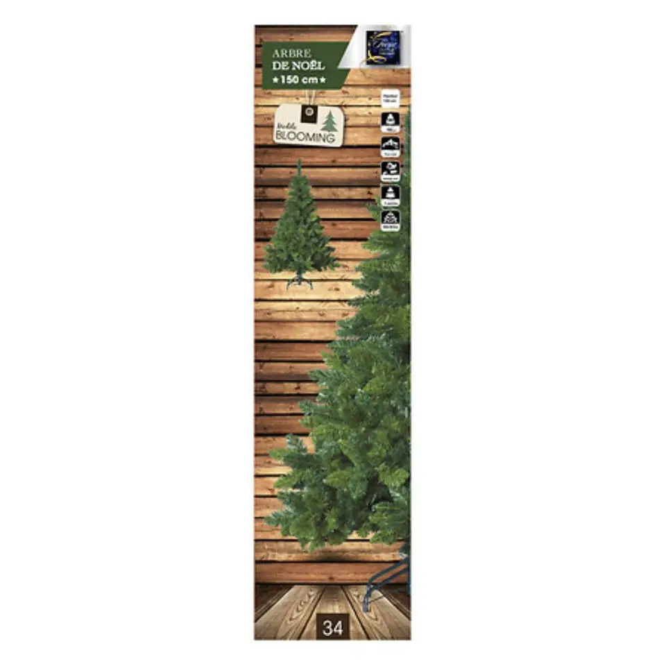 Feeric Christmas Kunst kerstboom - groen - H150 cm - D99 cm