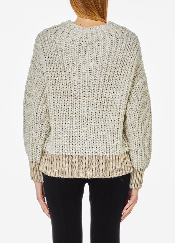 Maglia in misto lana e alpaca