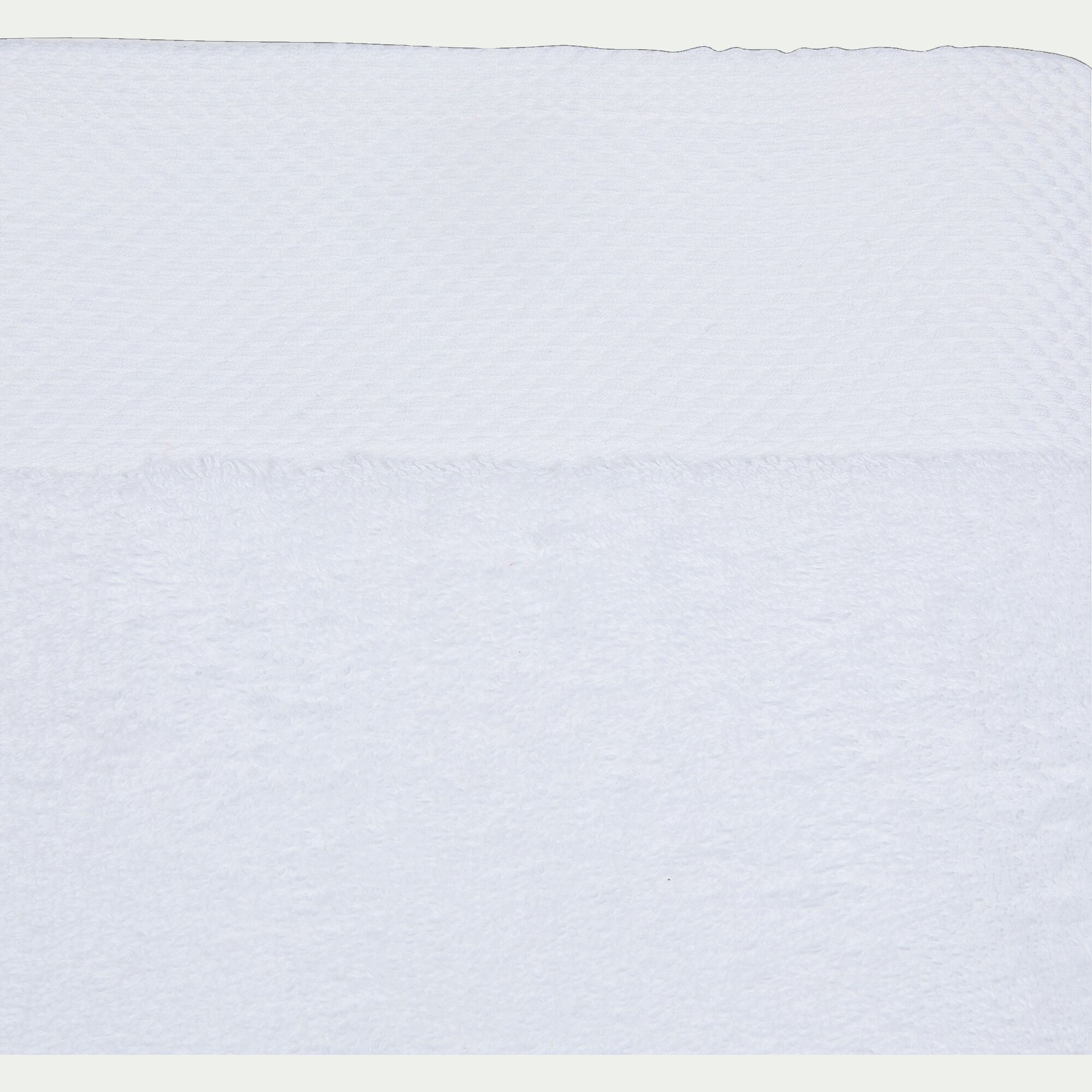 AZUR - Drap de bain en coton peigné - blanc optique 100x150cm