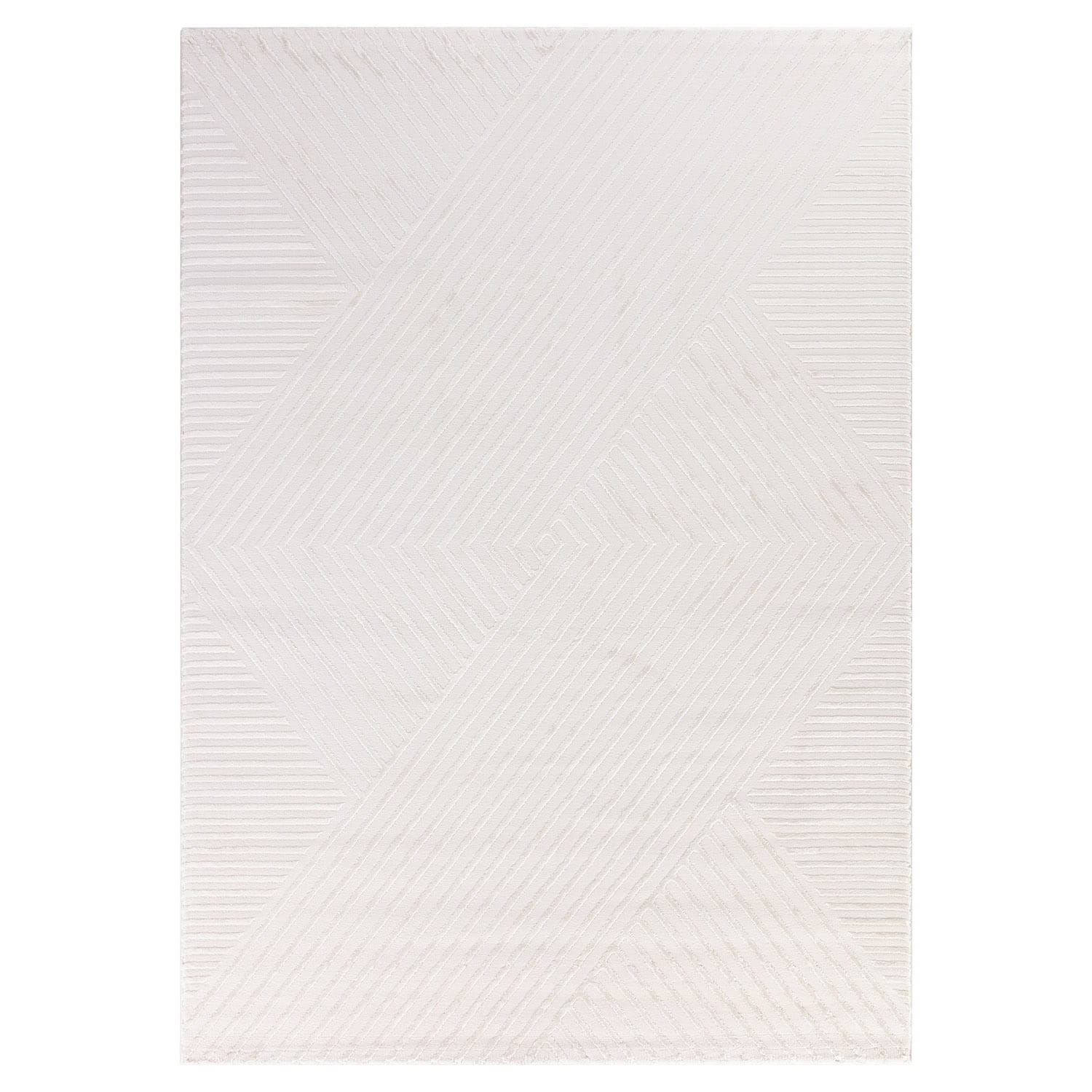 Dywan nowoczesny 3D Sahara wstęga kremowy 80 cm x 150 cm