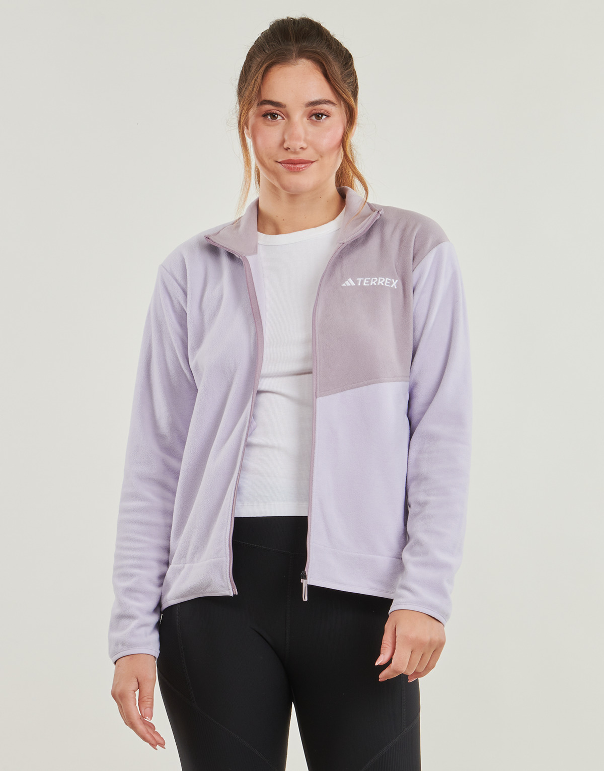 adidas TERREX - Multi Full-Zip Fleece Jacket - Violet