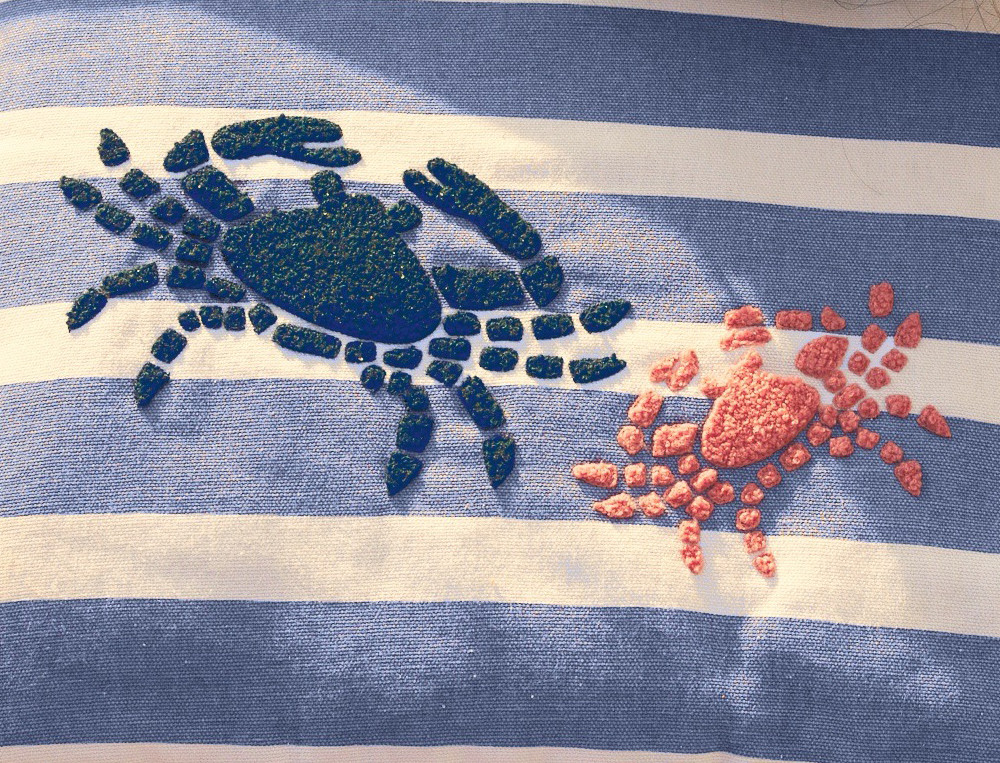 Matelas de plage brodéÉclaircie