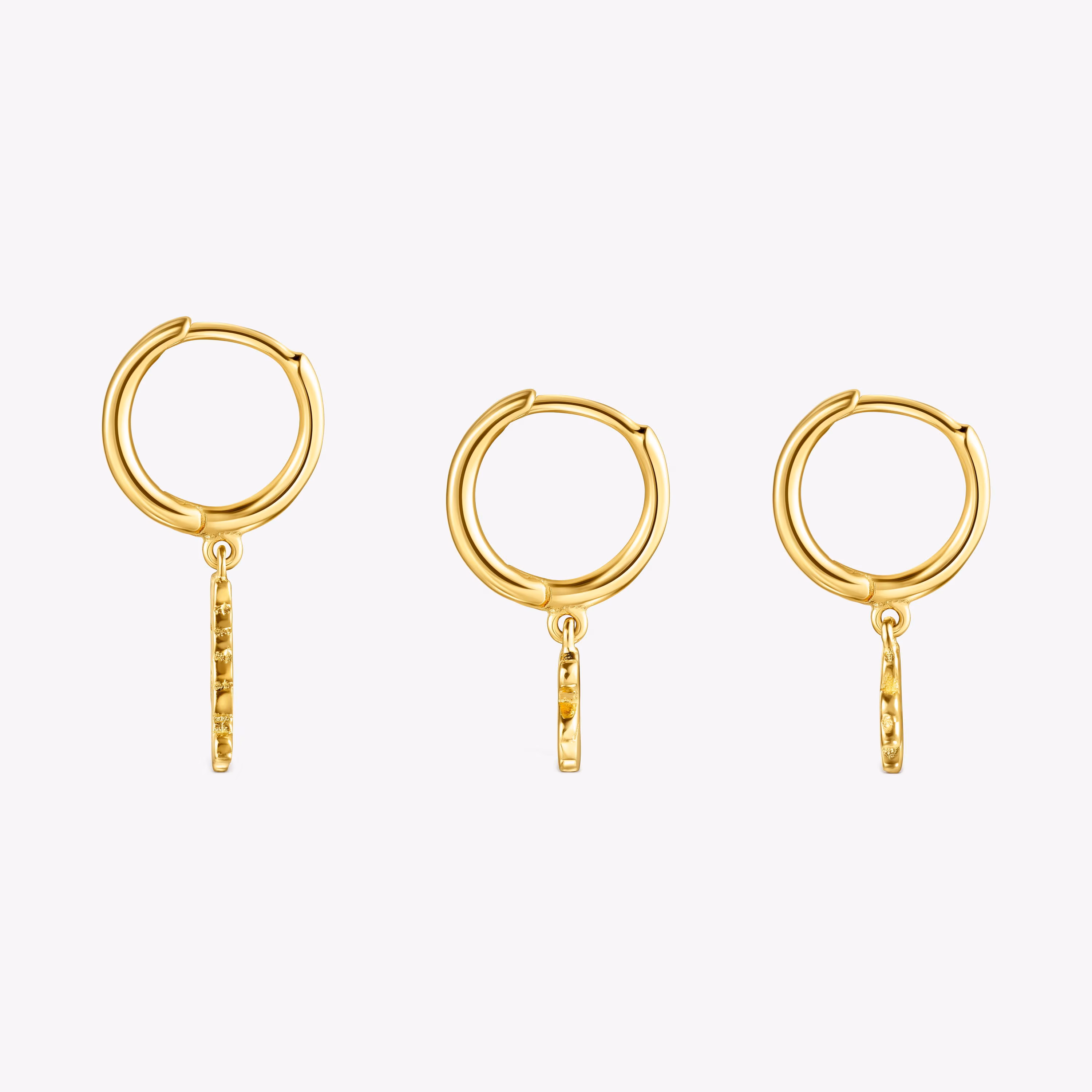 Pack Criollas con baño de oro 18 kt sobre plata TOUS Good Vibes