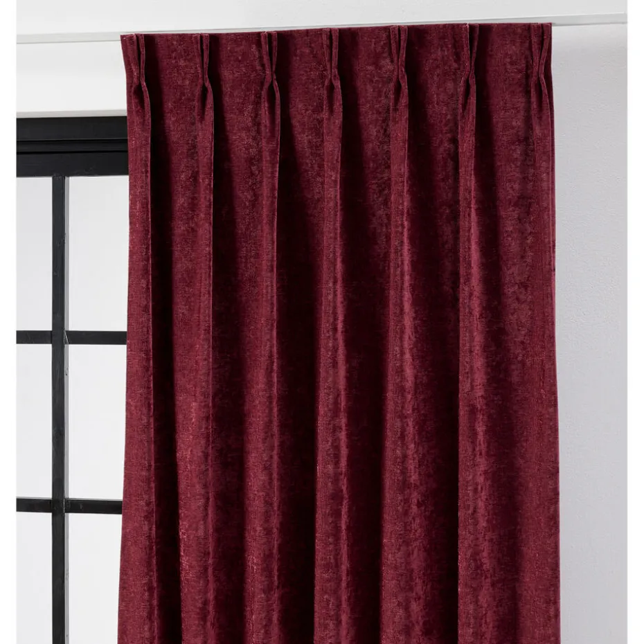 Kwantum Vouwgordijnen | Gordijnen | Gordijn Odion  Bordeaux