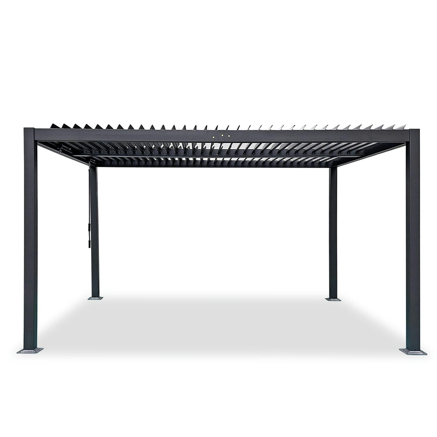 BELAIR - Pergola 3x4m bioclimatique en aluminium Anthracite