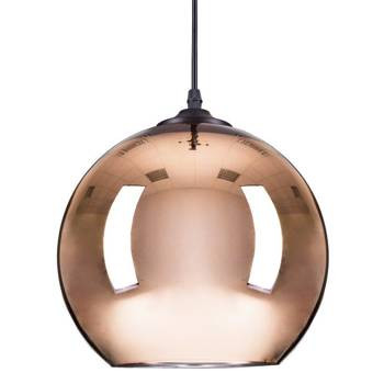 LAMPA WISZĄCA miedziana 30cm MIRROR GLOW - M