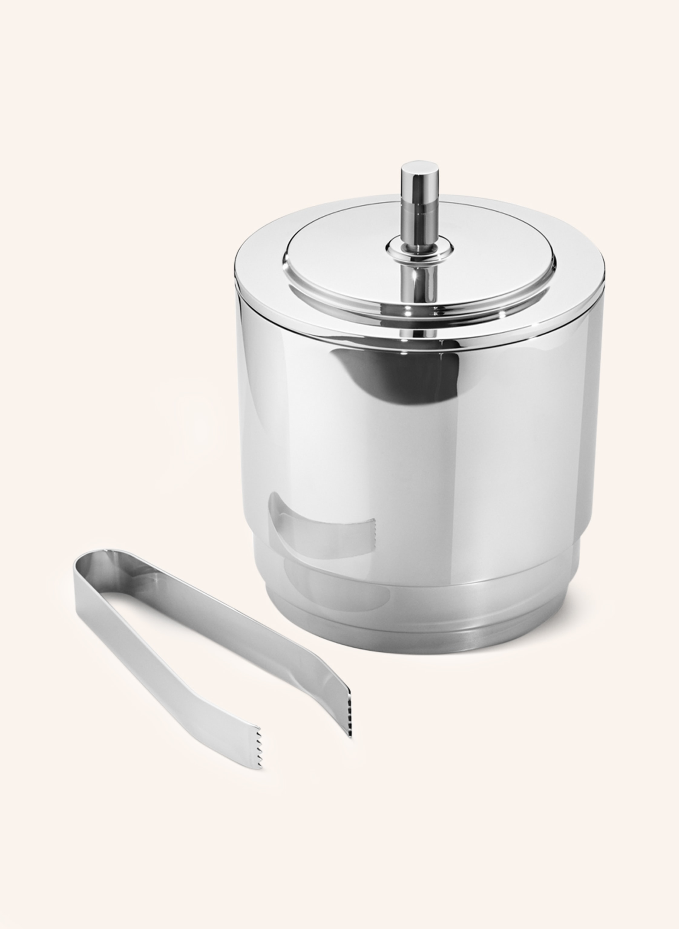 GEORG JENSEN Set: Eiseimer MANHATTAN mit Zange