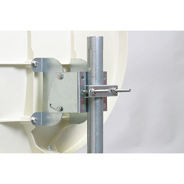 Parabole Satellite Fibre Composite Blanche 60cm   BRIDES INOX Anti Corrosion HDSAT