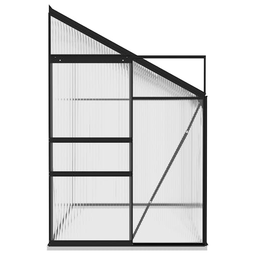 NNEVL Greenhouse Anthracite Aluminium 5.24 m&sup3;