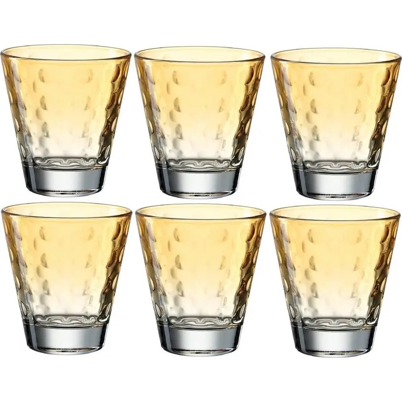 Becher 6er-Set Optic Pastell