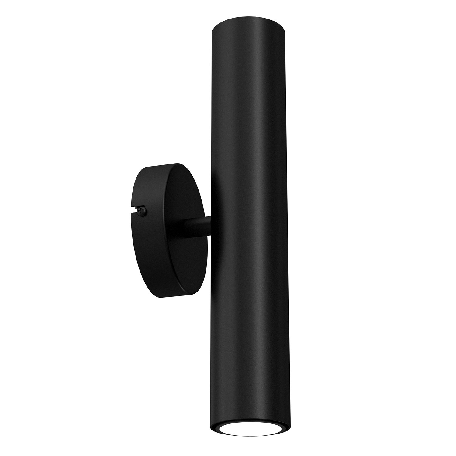 Kinkiet czarny mat Raito 2xGU10x8W wym:30x8x10cm IP20 Luminex
