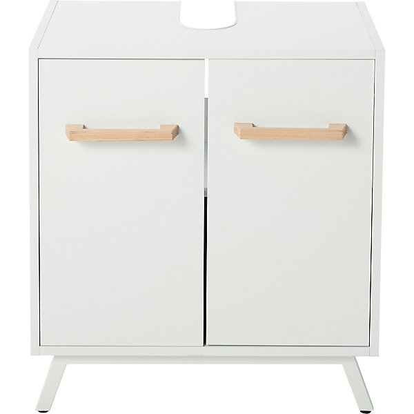 Meuble sous lavabo à poser GoodHome Ladoga L. 60 x H. 65 x P. 36 cm