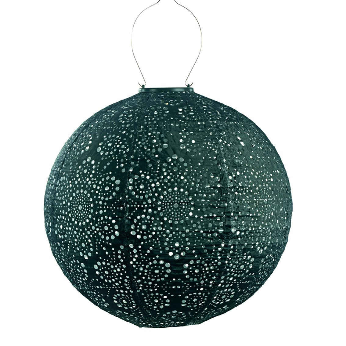 Lumiz solar lampion - fiore rond - 40 cm - groen