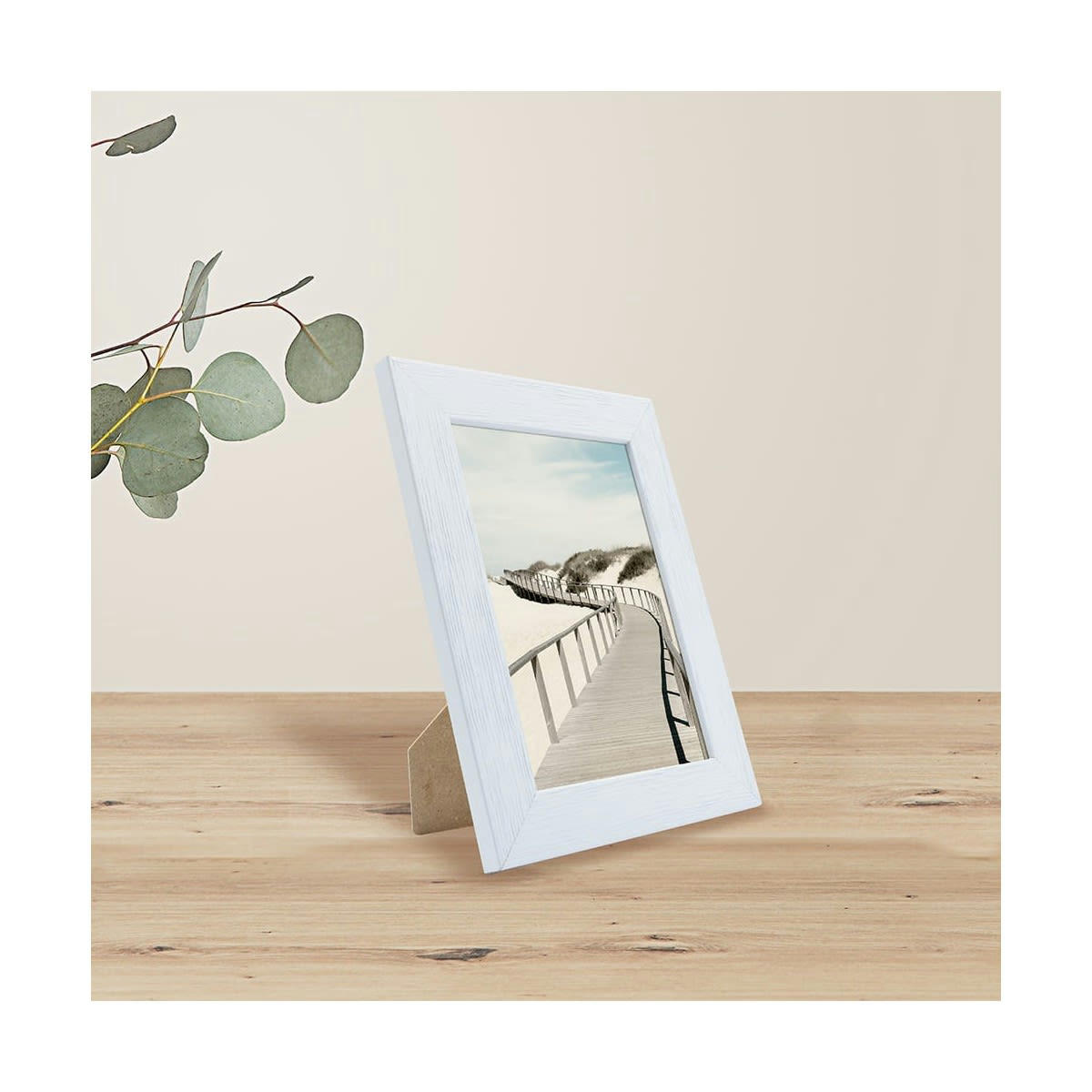 KARMA - Cadre photo blanc 13x18 cm bois reconstitué fsc