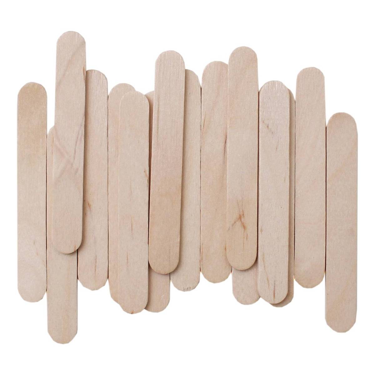 Mini Natural Wooden Craft Sticks 250 Pack