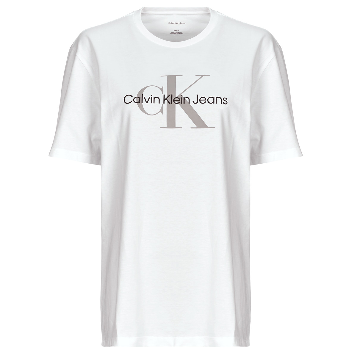 Calvin Klein Jeans - SS HERO MONOLOGO TEE 30S - White
