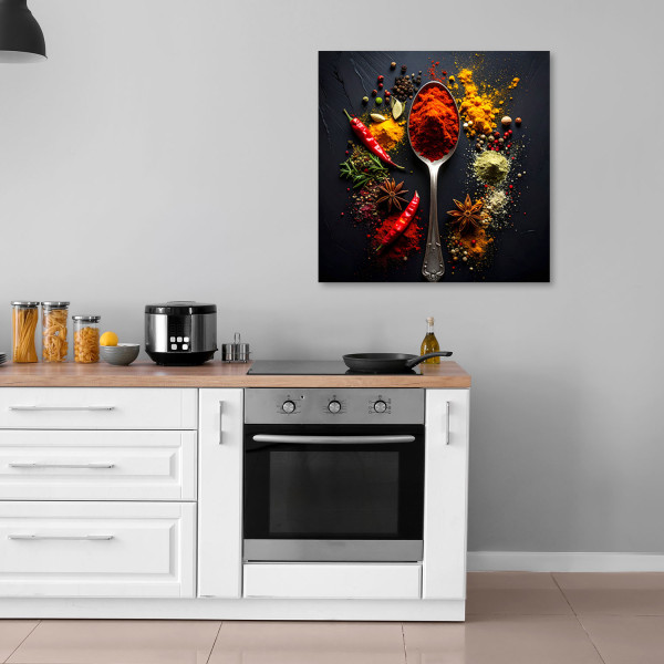 Obraz do kuchni restauracji baru jadalni, Kolorowe Aromatyczne 20x20