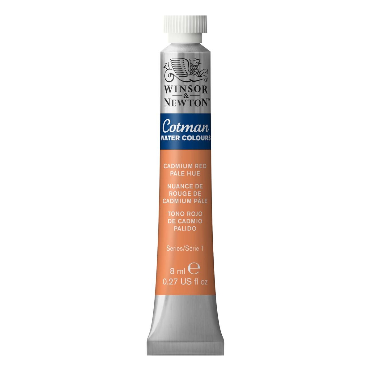 Winsor & Newton Cadmium Red Pale Hue Cotman Watercolour Tube 8ml