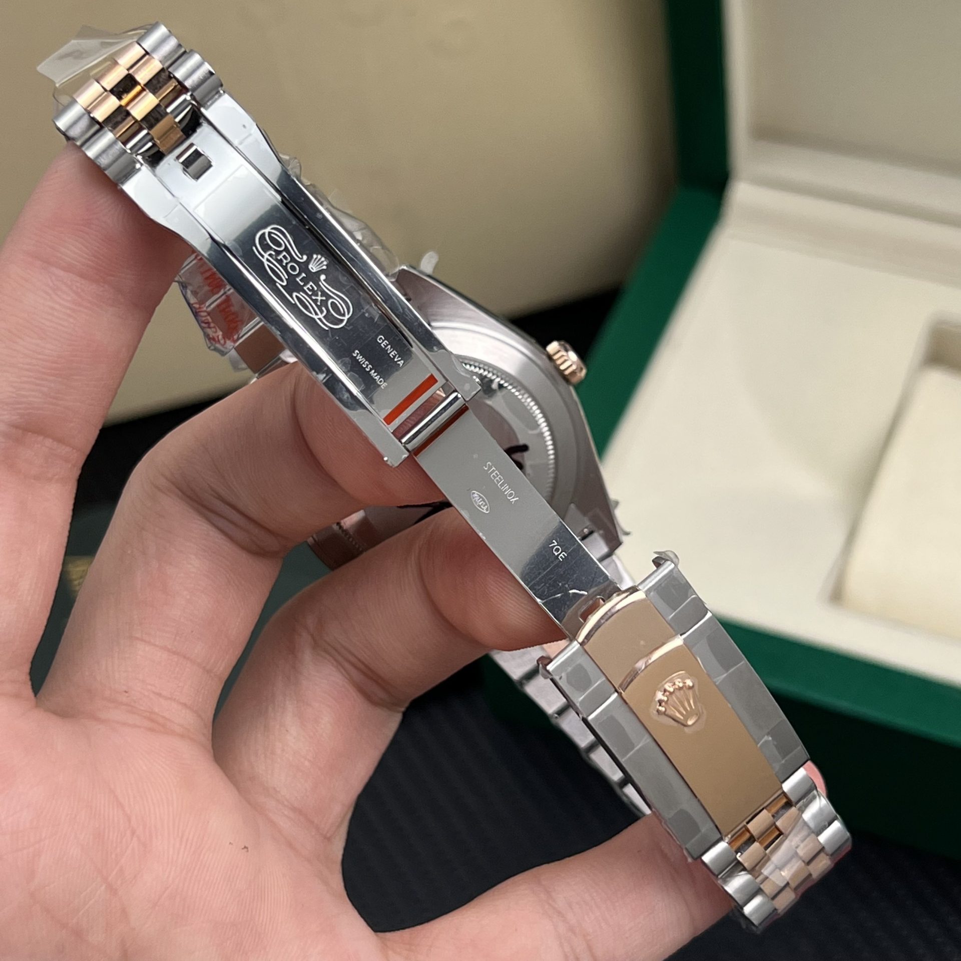 Rolex Datejust 126331 SS/RG Plated Chocolate Dial 41mm Jub Super Clone