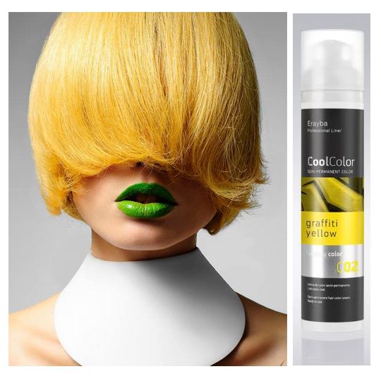 Erayba CoolColor Semi-Permanent Hair Dye 100ml - Yellow