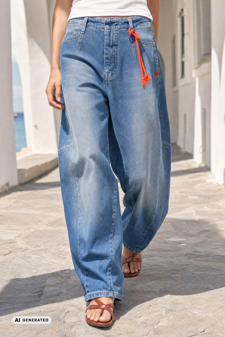 Hose Kiki Mid Blue A&Co