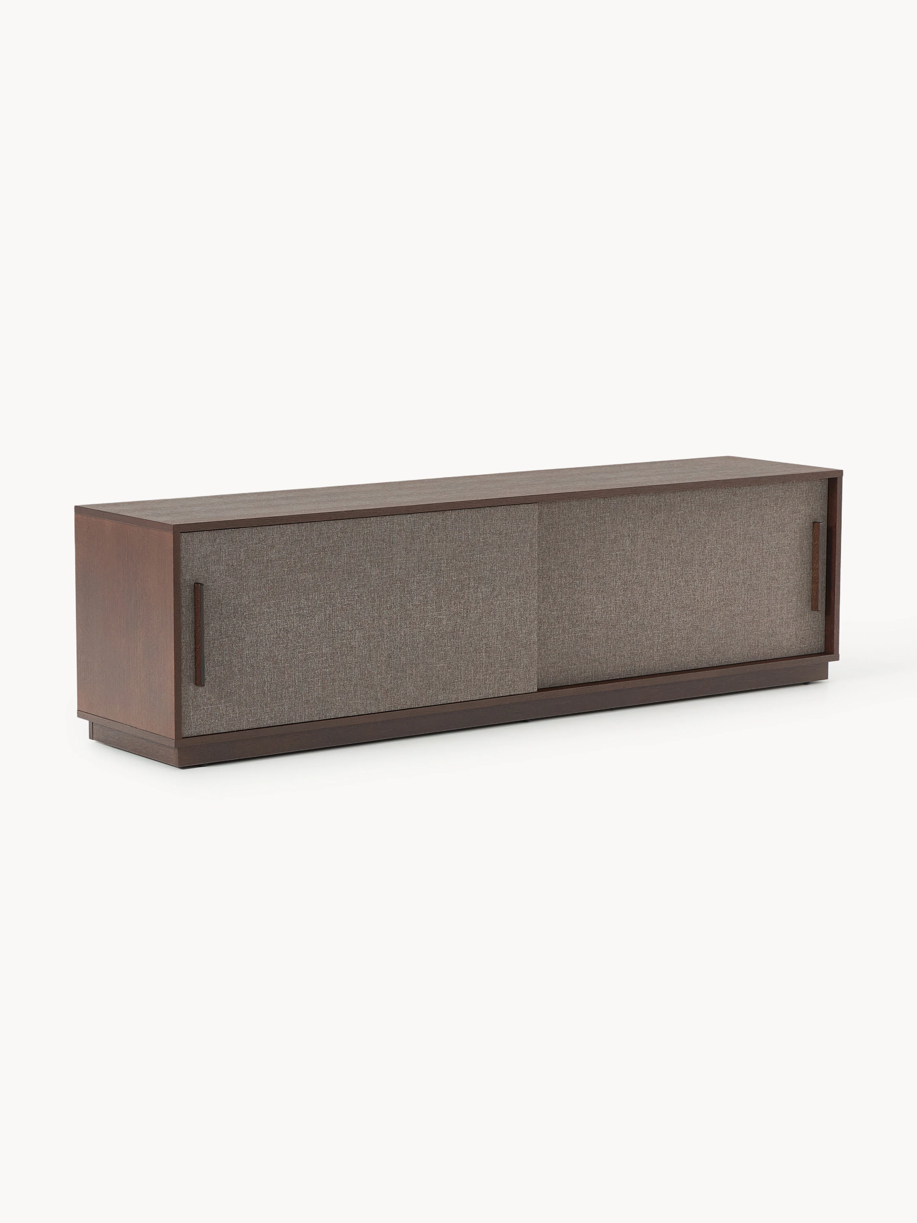 Holz-TV-Lowboard Wisp mit gepolsterter Front