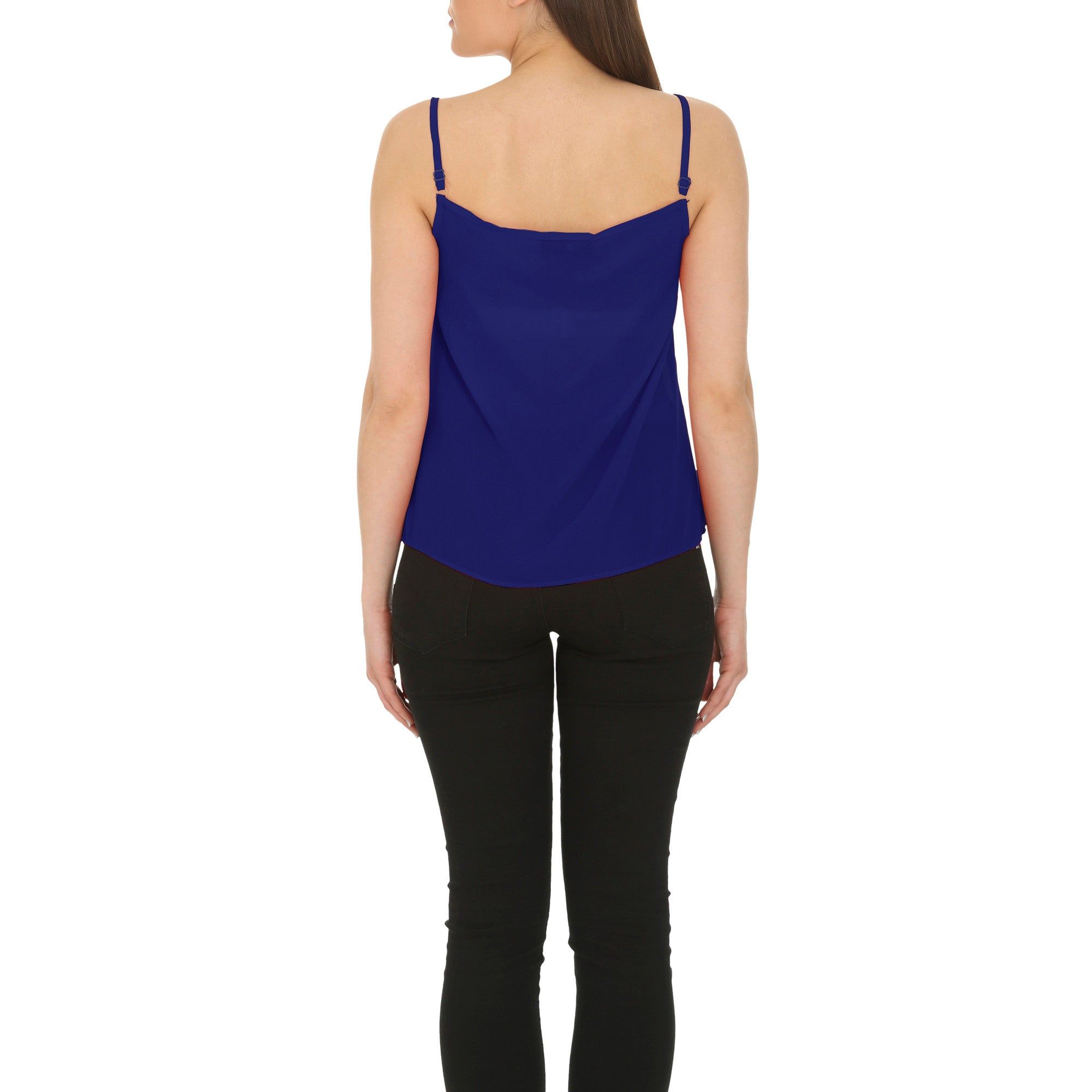 Cutie London Ruffle Front Camisole Top