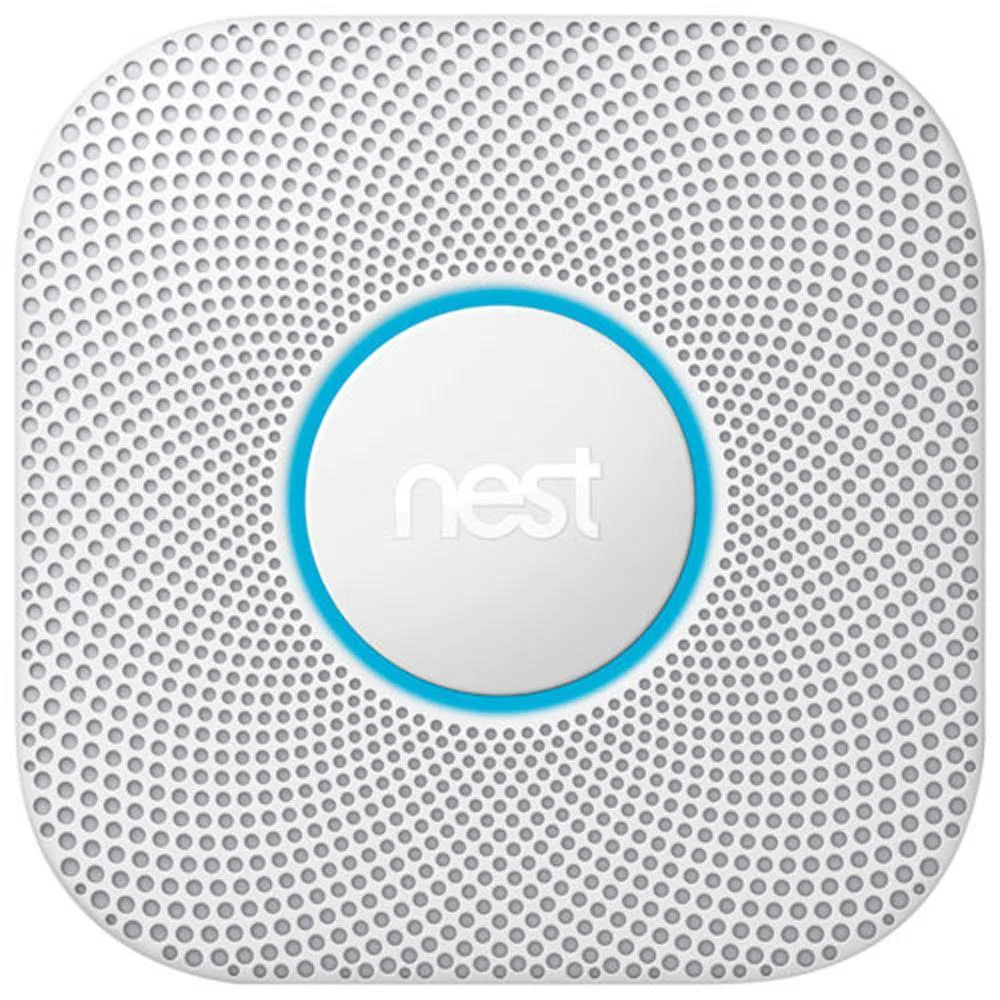 Google Nest Protect 2nd Gen Wired Smoke  CO Alarm with Voice Alerts and Phone Notifications