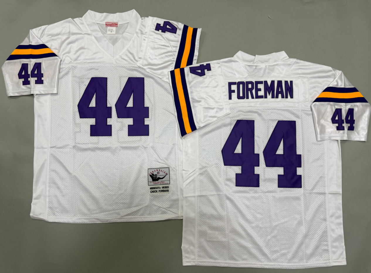 Chuck Foreman Minnesota Vikings Authentic Throwback Retired Player Jersey