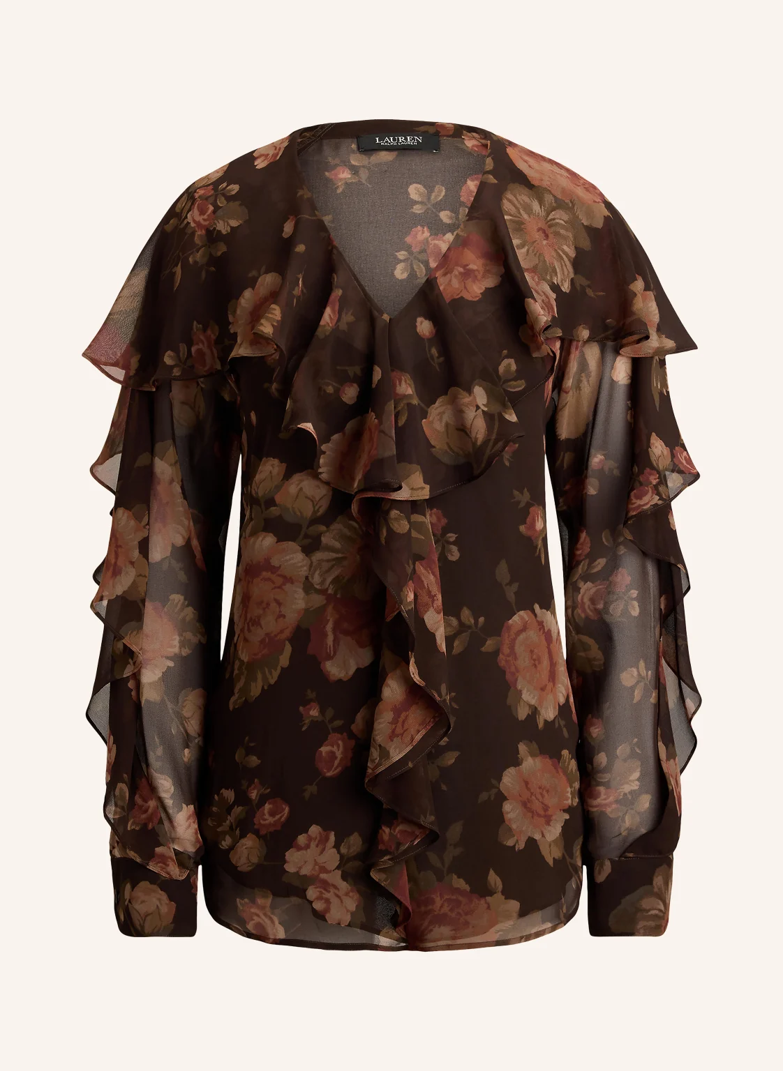 LAUREN RALPH LAUREN Blusenshirt mit Volants