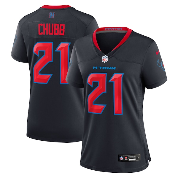 Nick Chubb Houston Texans Nike Women's Game Jersey - Navy