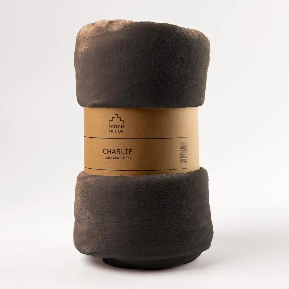 Plaid Charlie - Chocolate Martini - 200x220 cm