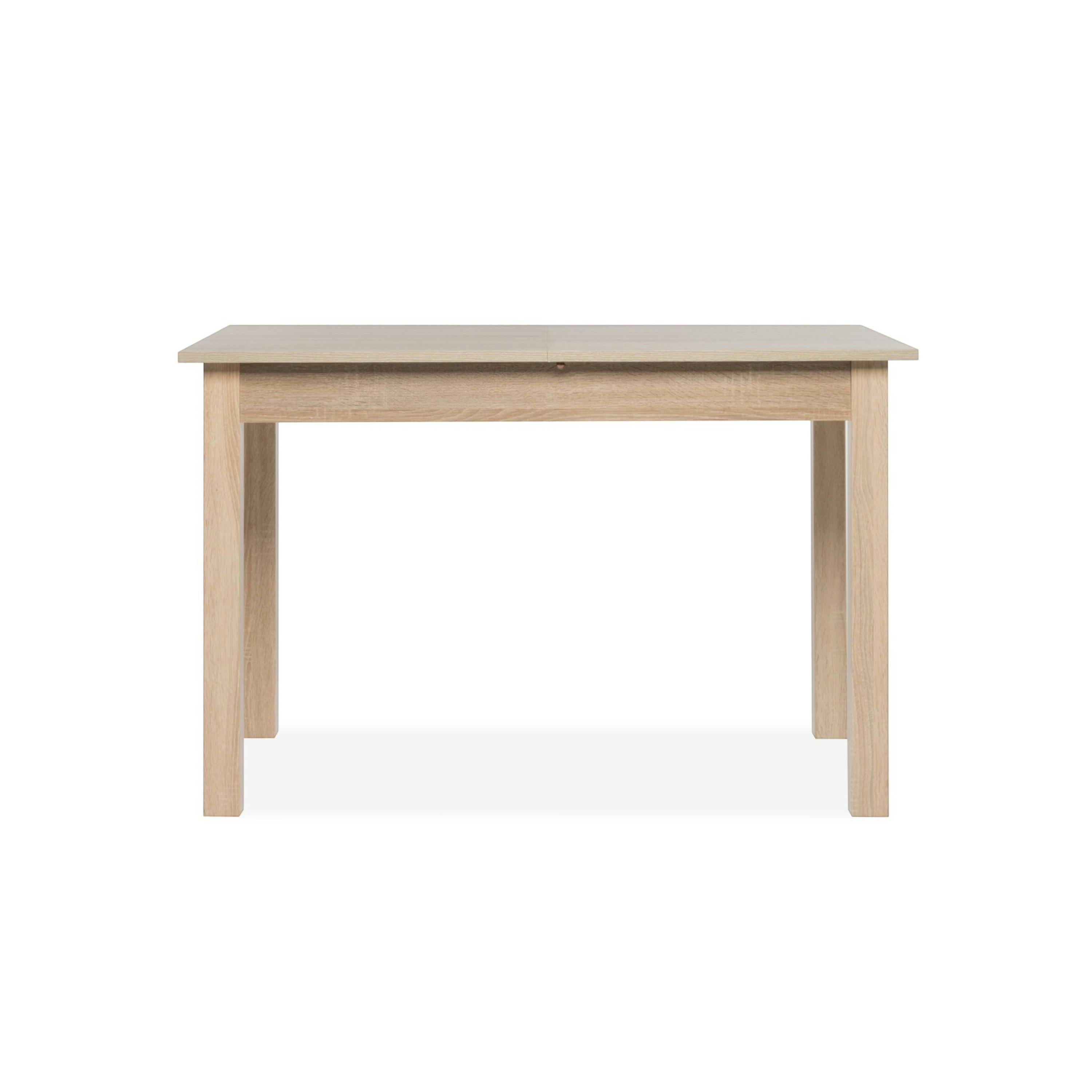 Table à manger extensible effet bois 120-160 cm ALVA